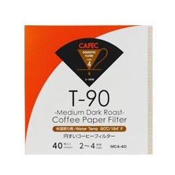 Filtro Papel Cafec Medium Dark Roast 2 - 4 tazas (40 unidades)