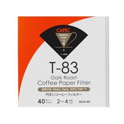 Filtro Papel Cafec Dark Roast 2 - 4 tazas (100 unidades)