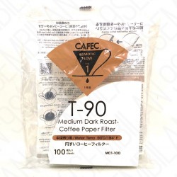 Filtro Papel Cafec Medium Dark Roast 1 taza (100 unidades)