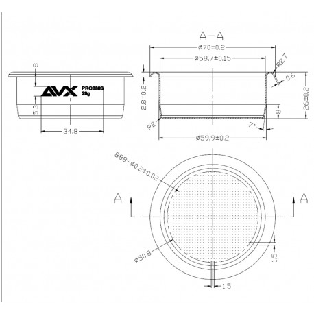 AVX PRO 888S 20g. 58mm