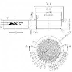 AVX PRO 1800 18g. 58mm