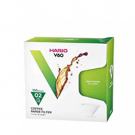 Caja Filtro Papel Hario V60 02 1 - 4 tazas (100 unidades)