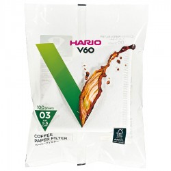 Filtro Papel Hario V60 03 1 - 6 tazas (100 unidades)